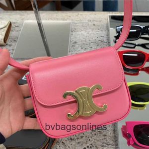 High -end designer tassen voor dames celli roze tas nieuwe mini tas lederen dames tas schouder crossbody headset zak origineel 1: 1 met echt logo en doos
