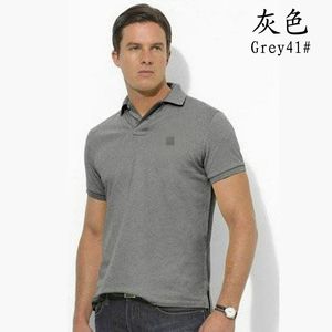 Polo de marque de créateurs haut de gamme, logo brodé de poney de haute qualité pour hommes, polo d'affaires en coton décontracté d'été à manches courtes à séchage rapide