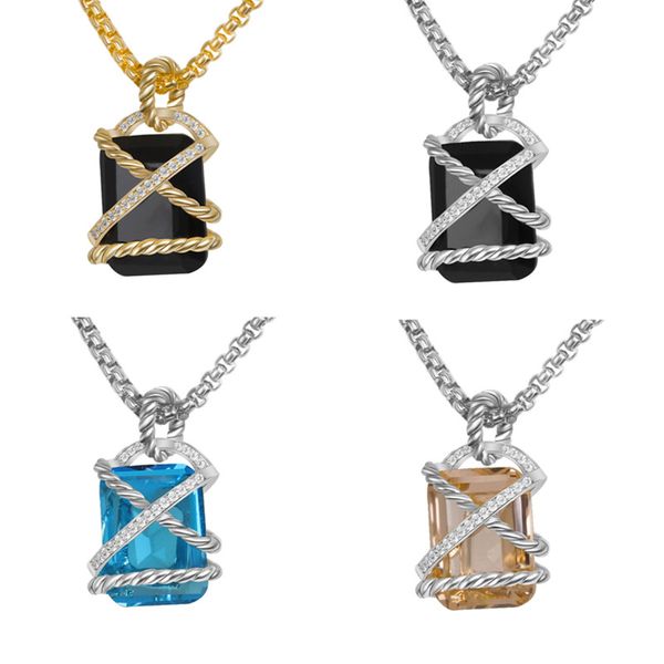 Collares de diamantes DY Classic Diamond de alta gama.