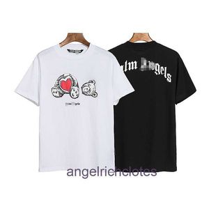 High-end designer kleding voor PA-hoeken Chao merk Red Love Decapitated Bear Teddy Bear Print Short Sleeve T-shirt voor mannen en vrouwen met 1: 1 originele labels