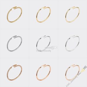 Designer haut de gamme Bracelet Nail Bracelet Designer pour femmes en acier en titane bracele en or ne se sont jamais décolorés non allergicgold / argent / rose