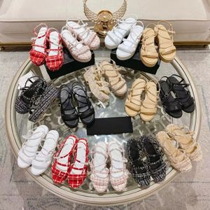 Sandales de créateurs haut de gamme Design en cuir coloré pieds supérieurs confortables 4,5 cm / 8,5 cm Sandales féminines 35-41