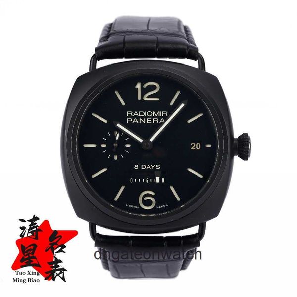 Montres de concepteurs haut de gamme pour Peneraa RadeMir Series RadeMir Black Ceramic Mechanical Mens Watch Pam00384 Original 1: 1 avec un vrai logo et une boîte