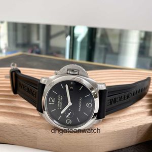 Relojes de diseñador de alta gama para la serie Peneraa Trendy Precision Steel Automatic Mechanical Mens Watch PAM00312 Original 1: 1 con logotipo y caja reales
