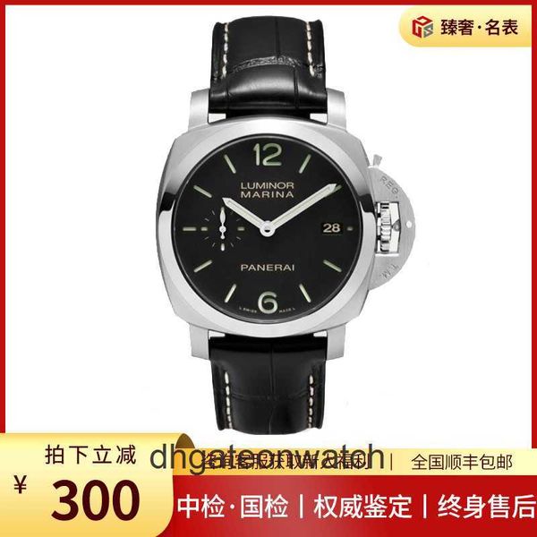 Montres de concepteurs haut de gamme pour la série Peraaa Up Pam00392 Black Automatic Mechanical Mens Watch Original 1: 1 avec un logo et une boîte réels