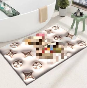 Haut de gamme diatomée tapis de salle de bain tapis de sol de toilette épissage de bain tapis de pied étanche tapis de boue antidérapant pour salle de douche