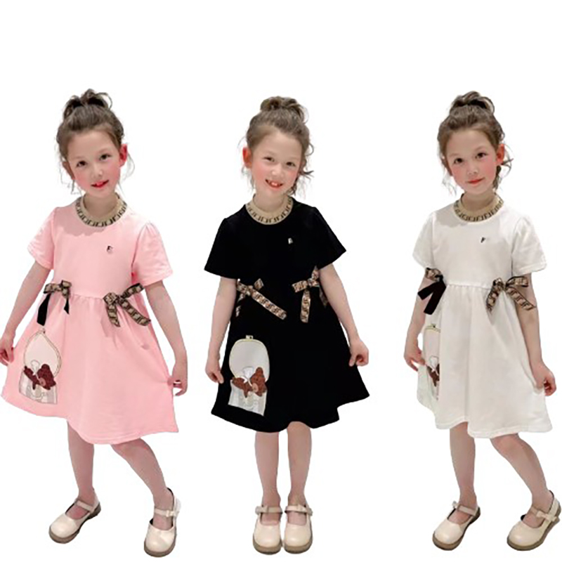 Robe haut de gamme Summer Deisgners Girls Robes Color