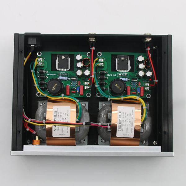 Alimentation linéaire à double sortie haut de gamme Tension DC5V-24V Facultatif pour l'amplificateur de l'amplificateur de puissance audio domestique Préamplificateur