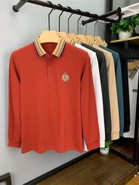 High -end geborduurd kort katoenpolo shirt met korte mouwen Polo shirt mannen s t -shirt Koreaanse mode kleding zomer luxe top Aziatische maat m l xl xxl 3xl 4xl