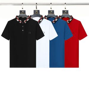 High-end geborduurd katoenen poloshirt met korte mouwen heren T-shirt Koreaanse mode kleding zomer luxe top Beschikbare maat M-3XL
