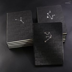 High-end prachtige omslagtextuur PU-notitieboekje Retro A5 12 Constellation Student Gift Creatief kantoorboek