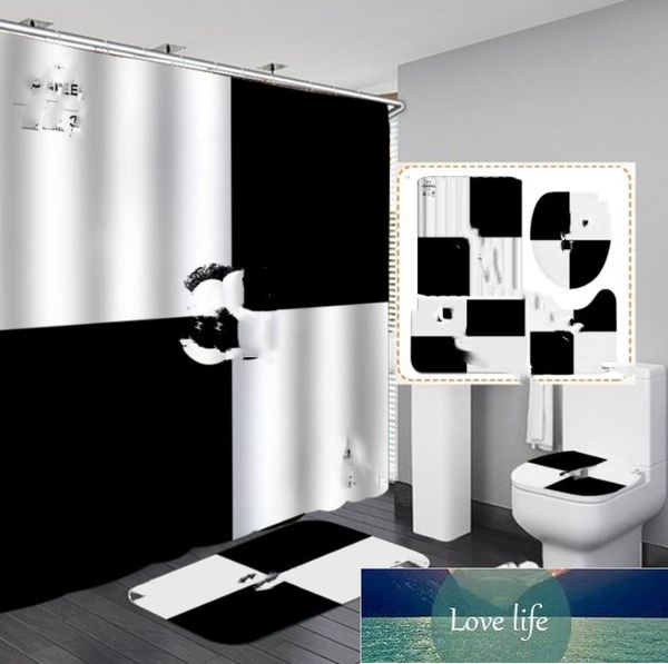 Cortina de ducha directa de fábrica de alta gama impermeable y a prueba de mildiu, impresión digital digital cortina de ducha de ducha sin deslizamiento.