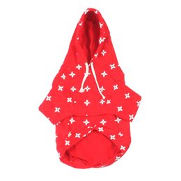 High-end modemerkkleding Gezamenlijke kleding Herfst en winter Puppy Huisdierenkleding Kleine en middelgrote honden Pommeren Stretch Hoodie Trui