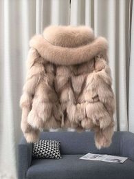 High -End Fox been jas voor dames korte stijl overname winter nieuwe bontjas, hof jong 278971