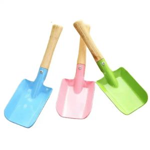 Pelle de jardinage haut de gamme, petite pelle en métal coloré, outils de quincaillerie de jardin, outil de creuser pour enfants