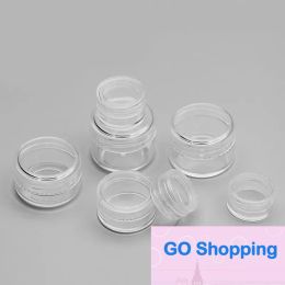 Récipient vide d'échantillon cosmétique de pots de gramme haut de gamme, plastique 5ML, pot rond, couvercle à vis, petite bouteille minuscule de 5G, pour maquillage, fard à paupières, ongles, poudre, peinture, bijoux