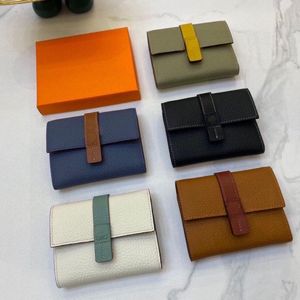 High-end Designer Wallet 90% Factory Hot Sales Groothandel Groothandel Heren en Dames nieuwe echte lederen kaarttas met multi-card slot Fashion Simple Pocket Coin Wallet Luxe