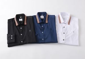 Camisa casual de hombre de primavera/verano de tendencia de estación europea 2024 de corte holgado de gama alta Camisa de manga larga todo en uno de lujo tridimensional con letras clásicas