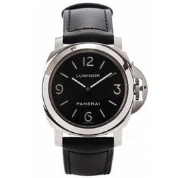 Montres de concepteur de luxe haut de gamme pour Peneraa Mechanical Mens Watch 00112 ORIGINAL 1: 1 avec logo et boîte réel