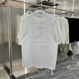 High-end luxe heren T-shirt ontwerper voor mannen dames mode borduurwerk t-shirt met letters casual zomer korte mouw man tee vrouw kleding