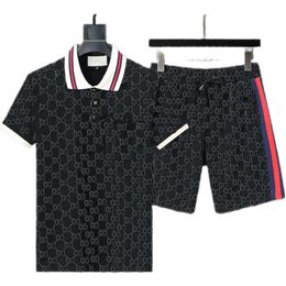 Materiales de alta gama Traje corto de trajes cortos de trajes de traje de lujo Camiseta de manga corta Shorts Spring/Summer Casual Fashionswear