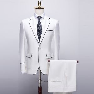 Traje de boda de gama alta para hombre, nuevo traje de vestir ajustado, traje de 2 piezas para hombre, chaqueta informal para fiesta para hombre, esmoquin de boda, productos de alta calidad