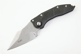 Nieuwe MT Stitch Auto Tactische Zakmes D2 Stone Wash Blade T6061 Aluminium Handvat Outdoor EDC Zakmessen EDC Gear