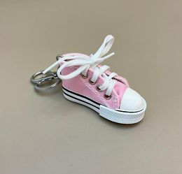 High-end motorfietsondersteuning Keychain mini canvas simulatie Leisure Shoes Keychain-pakket hanger Factory Groothandel