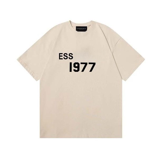 Haut de gamme original Essentials chemises à manches courtes T-shirt homme marque de mode Fog High Street 2023 Été 1977 col rond Vintage T-shirt designer t-shirt femme taille S-XL