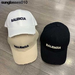 Gorra de béisbol de alta gama Paris B 2022 nueva letra bordada estrella mismo sombrero de lengua de pato para hombres y mujeres