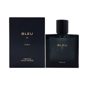 Parfums haut de gamme femme BLEU parfum homme eau de cologne noire parfum vaporisateur Parfums boisés rafraîchissants durables 100ml