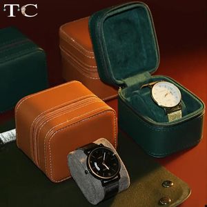 Haut de gamme en cuir Pu bijoux montre boîte-cadeau main bijoux boîte de rangement montre cadeau Collection boîte 240124