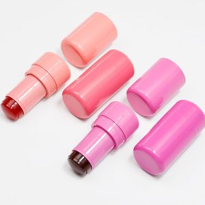 Making Makeup Jelly Powder Blusher bâton Lèvre et joue à double usage à double usage de colorant pour lèvres transparente