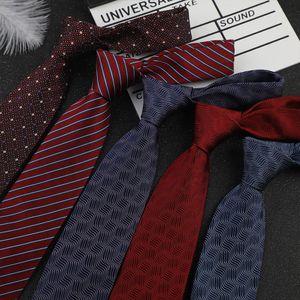 Cravate en soie haut de gamme hommes cravates d'affaires cravates Jacquard Busines cravate de mariage