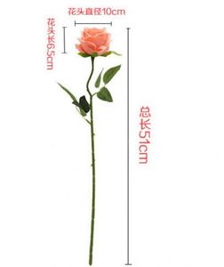 Simulation haut de gamme rose tissu de soie artificielle fleur maison mariage décoration logiciel d'ingénierie en gros usine vente directe