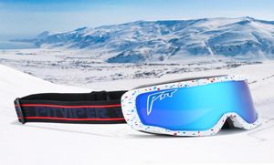 Sports haut de gamme Winter Ski Goggles Men Double couches Anti-Fog Snowboard Ggggles UV400 Protection Snow Glasshes9472881