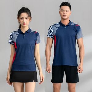 Chemises de tennis haut de gamme Femmes Hommes Uniformes de badminton Col rabattu Chemise de tennis de table Shorts Skorts Formation Polo Jupes de sport 240305
