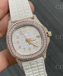 High -end topmerk Custom Dign Men Woman Luxury Originele handset ijskoud diamant moissanite horloge voor rappersbguppovpp