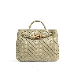 Venetas de alta gama Andiamo Grid Lady Bag Bag Designer Bottgas Bolsas de cuero NUEVA Capa superior de axila transportadora Caquero Gran capacidad Mujeres 2TLH