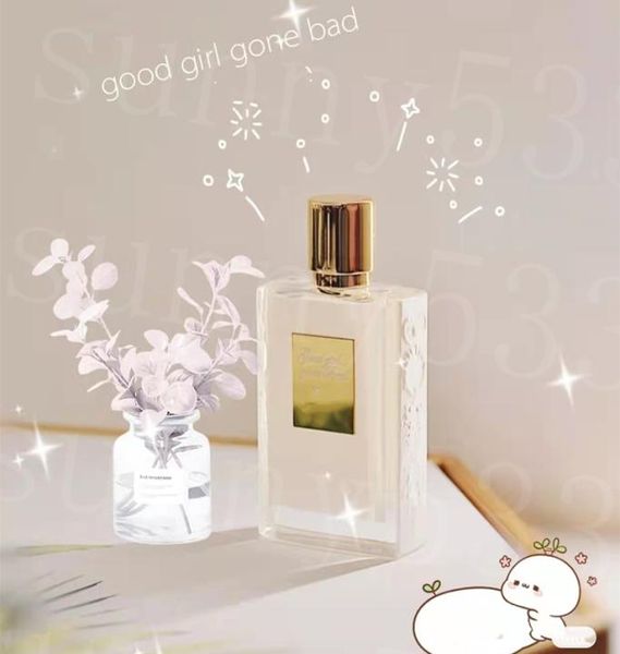 Femmes haut de gamme Perfume Bamboo Harmony Angels partage la rose sur la glace Rolling in Love Gone Bad Lady Perfume Spray 50ml EDT EDP Livraison rapide de la plus haute qualité9187486