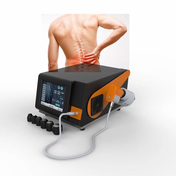 Gadgets de santé à haute énergie de 8 barres Équipement de thérapie par ondes de choc pneumatiques à ondes de choc de physiothérapie pour l'orthopédie plantaire et la dysfonction érectile