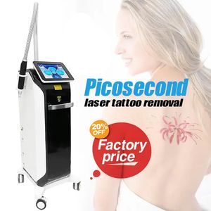 Tatouage sans douleur à haute énergie, lavage des sourcils, élimination des grains de beauté, laser picoseconde Nd Yag, blanchiment de la peau, peau au carbone, dispositif de rajeunissement Pico