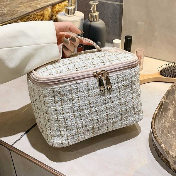 Sac de lavage portable à haute valeur faciale, nouveau style de grande capacité, sac de rangement, sac à cosmétiques portable, 2023