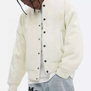 High Fashion Varsity Custom Loose Coat Handdoek Borduurhonkbaljack voor stijlvolle mannen 13