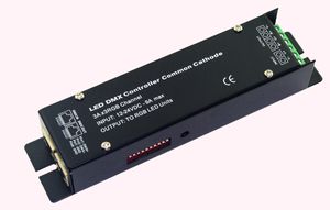 Contrôleur LED RGB haute fréquence 3CH DMX512, tension constante, cathode commune, décodeur DMX 3A chaque couleur WS-CC-DMX-32 pour lumière LED