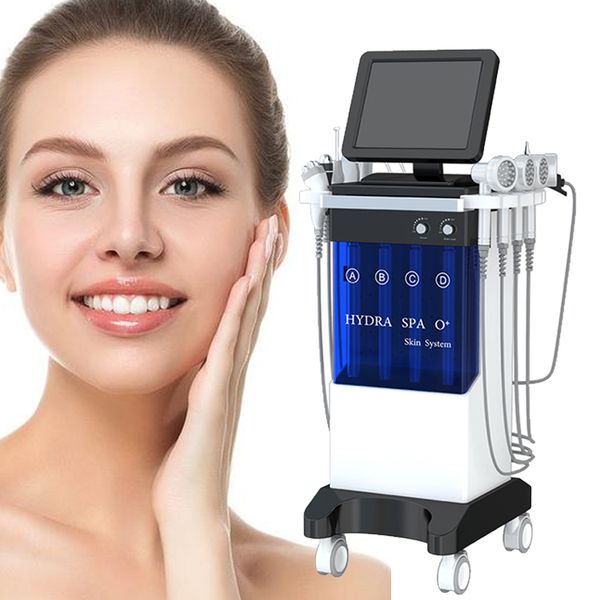 Microdermoabrasión de diamante de alta frecuencia Hydra Water Oxygen Jet Aqua Peeling Máquina de limpieza facial mini vaporizador facial