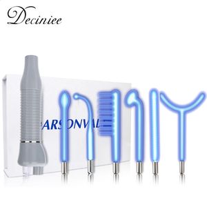 Hoge Frequentie Machine voor Haar Gezicht Elektrotherapie Wand Neon Argon Behandeling Acne Anti Aging Draagbare Huidverzorging Apparaat 240312