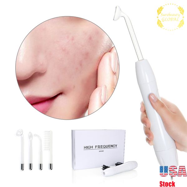 Máquina de alta frecuencia para apretar la piel, electrodo de hongo, eliminador de manchas de acné, masaje Facial de belleza, dispositivo de cuidado Facial