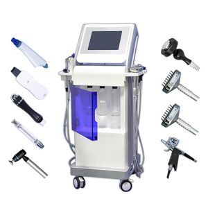 Hoge frequentie Microdermabrasie Ultrasone gezichtszorg Zuurstof Zuurstof Jet Spray Gun Zuurstofinjectie Verwijder vet Bio foto -ELCTRISCHE MACHINE 9 in 1