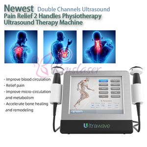 Hoge frequentie geluidsgolven ultrasone therapie machine draagbare ultrawave apparatuur voor pijnverlichting